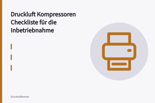 Schraubenkompressor bei Inbetriebnahme mit Manometer, Sicherheitsventil und Schaltschrank. Druckluft Kompressoren Checkliste für die Inbetriebnahme
