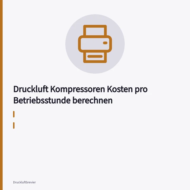 Schraubenkompressor in Druckluftstation mit Rohrleitungen und Manometern im Betrieb. Druckluft Kompressoren Kosten pro Betriebsstunde berechnen