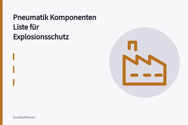ATEX-Magnetventil für Druckluft mit Kennzeichnung II 2G Ex h IIC T4 Gb. Pneumatik Komponenten Liste für Explosionsschutz